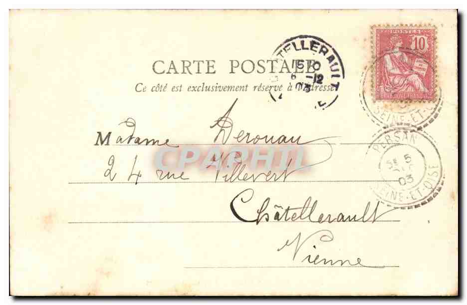 Beaumont sur Oise - Hopital hadancourt - CPA  — Back