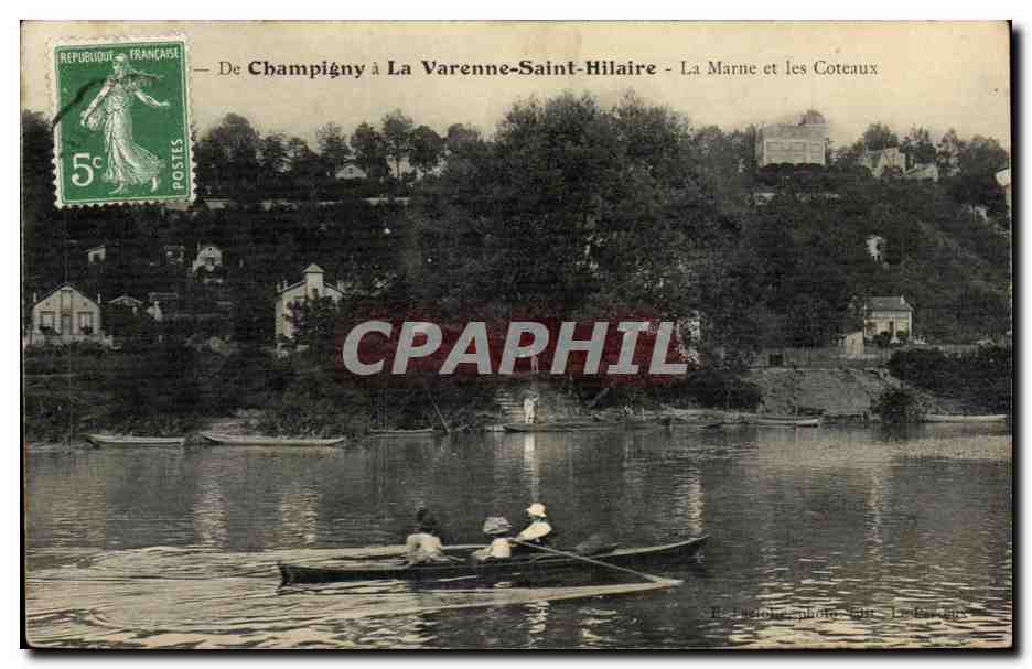 Champigny - la Varenne Sainte Hilaire - La Marne et les Coteaux CPA 