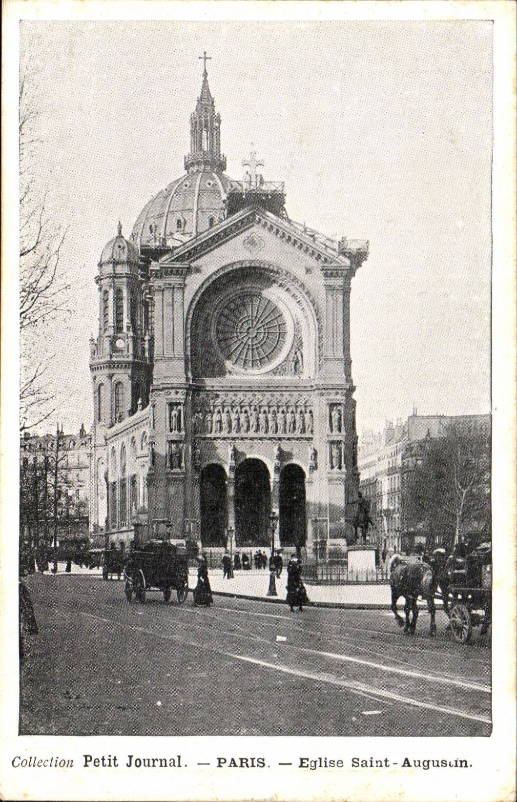 Paris - 8 - Collection Petit Journal - Eglise Saint Augustin CPA 