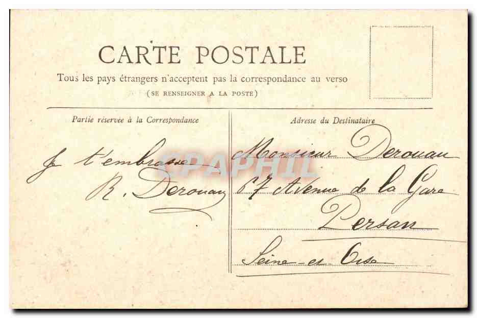 Paris - 4 - Collection Petit Journal - Notre Dame CPA  — Rückseite