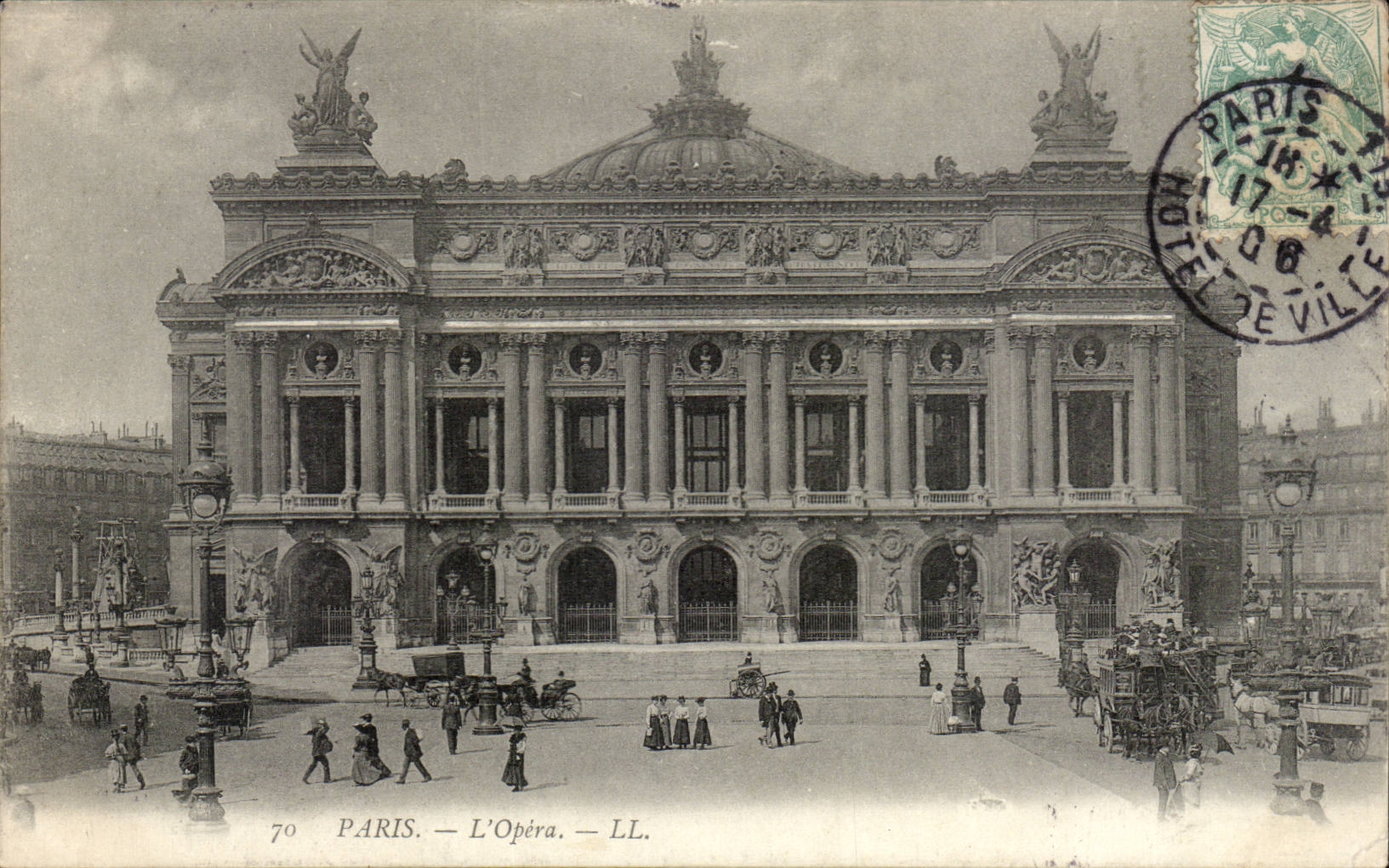 Paris - 8 - L'Opera CPA 