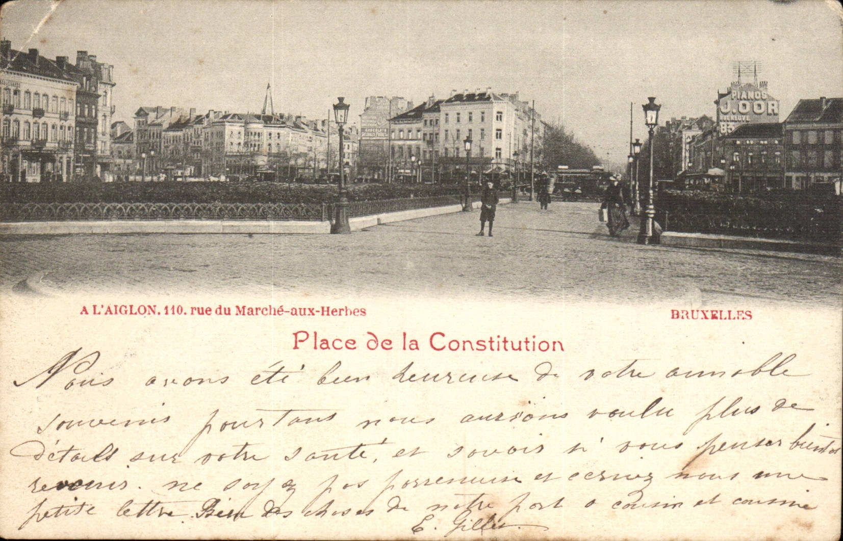 Belgique - Belgien - Bruxelles - Place de la Constitution- CPA 