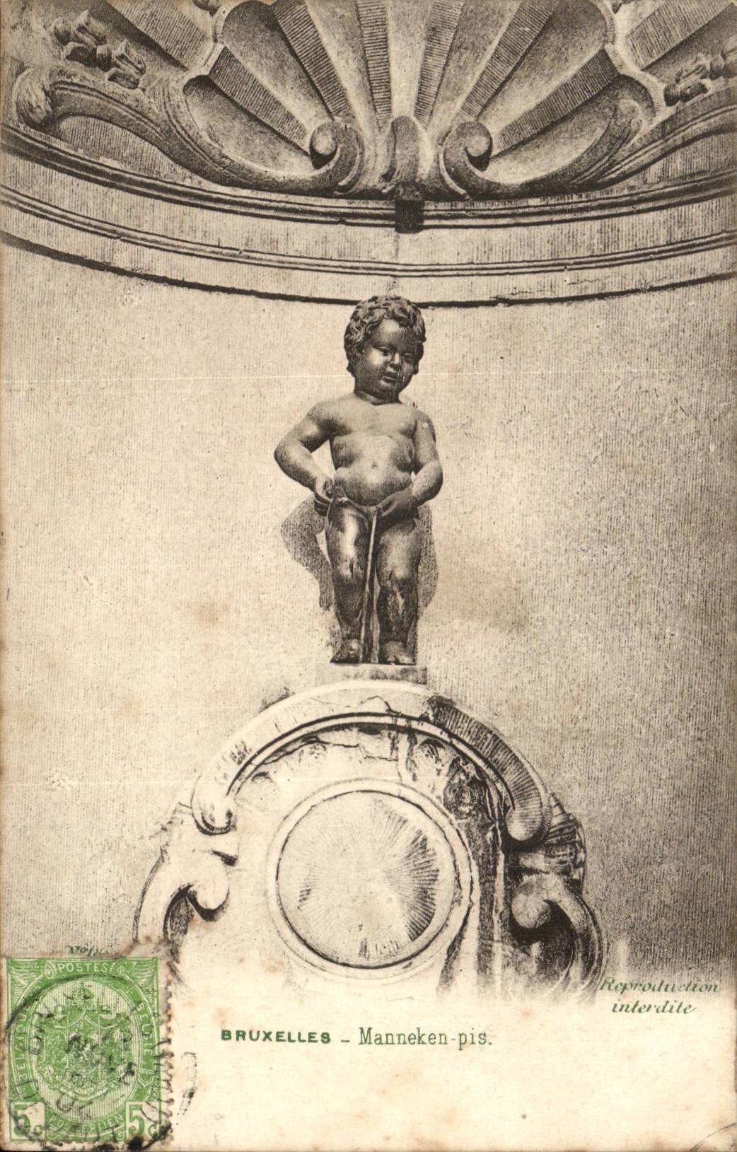 Belgique - Belgien - Bruxelles - Manneken pis CPA 