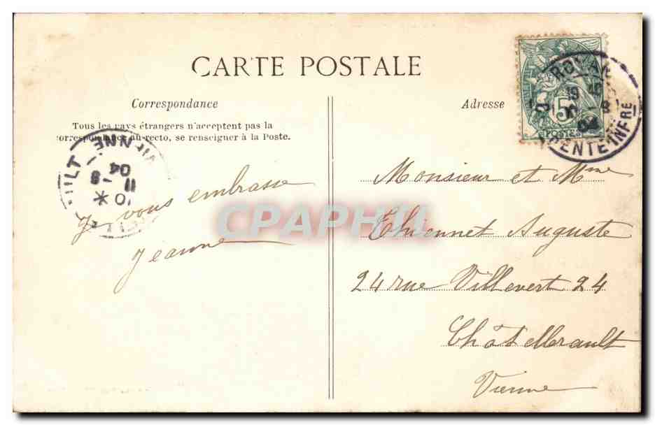 Royan - Fete Enfantine au Casino Municipal - CPA  — Rückseite