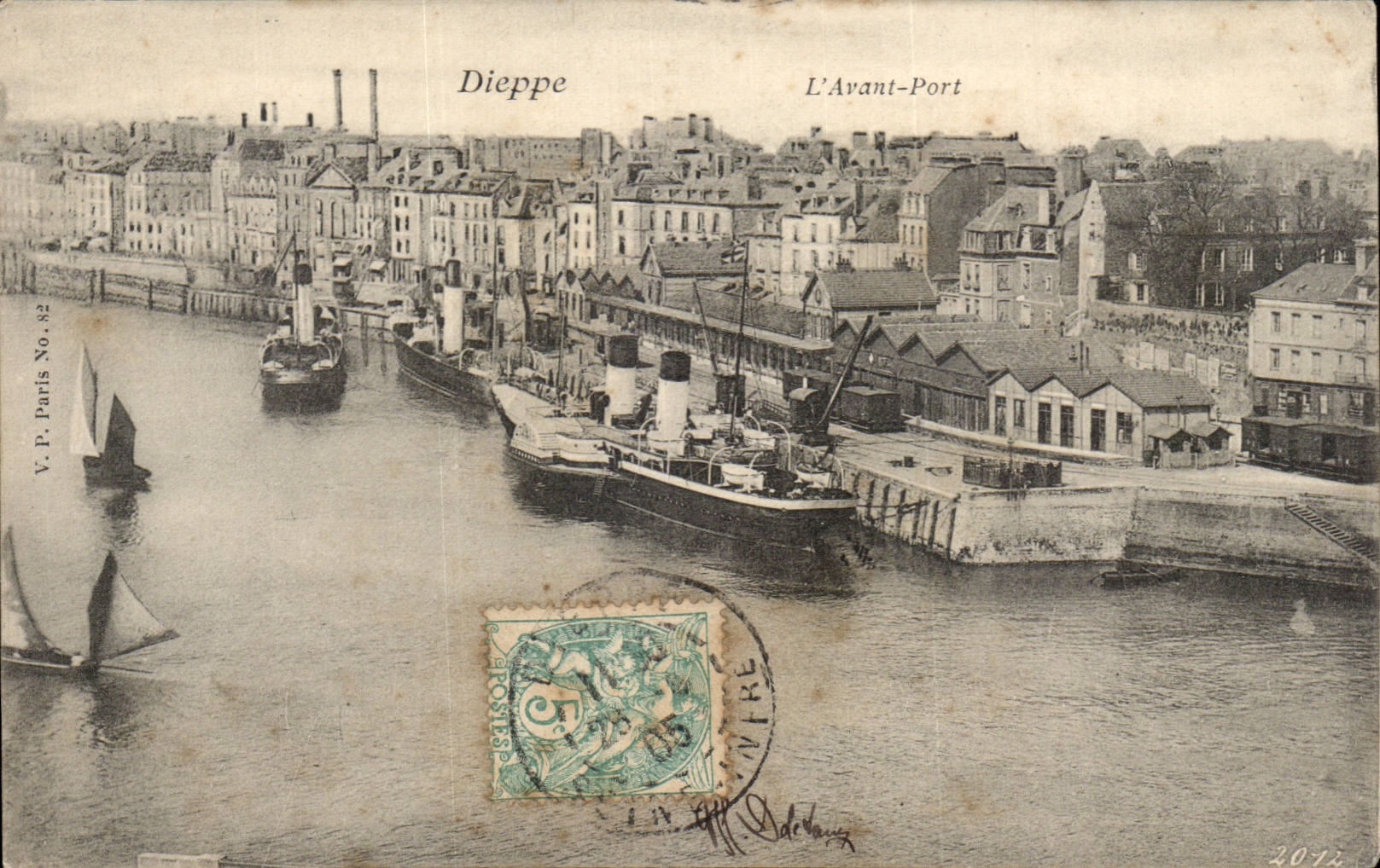 Dieppe - L'Avant Port CPA 