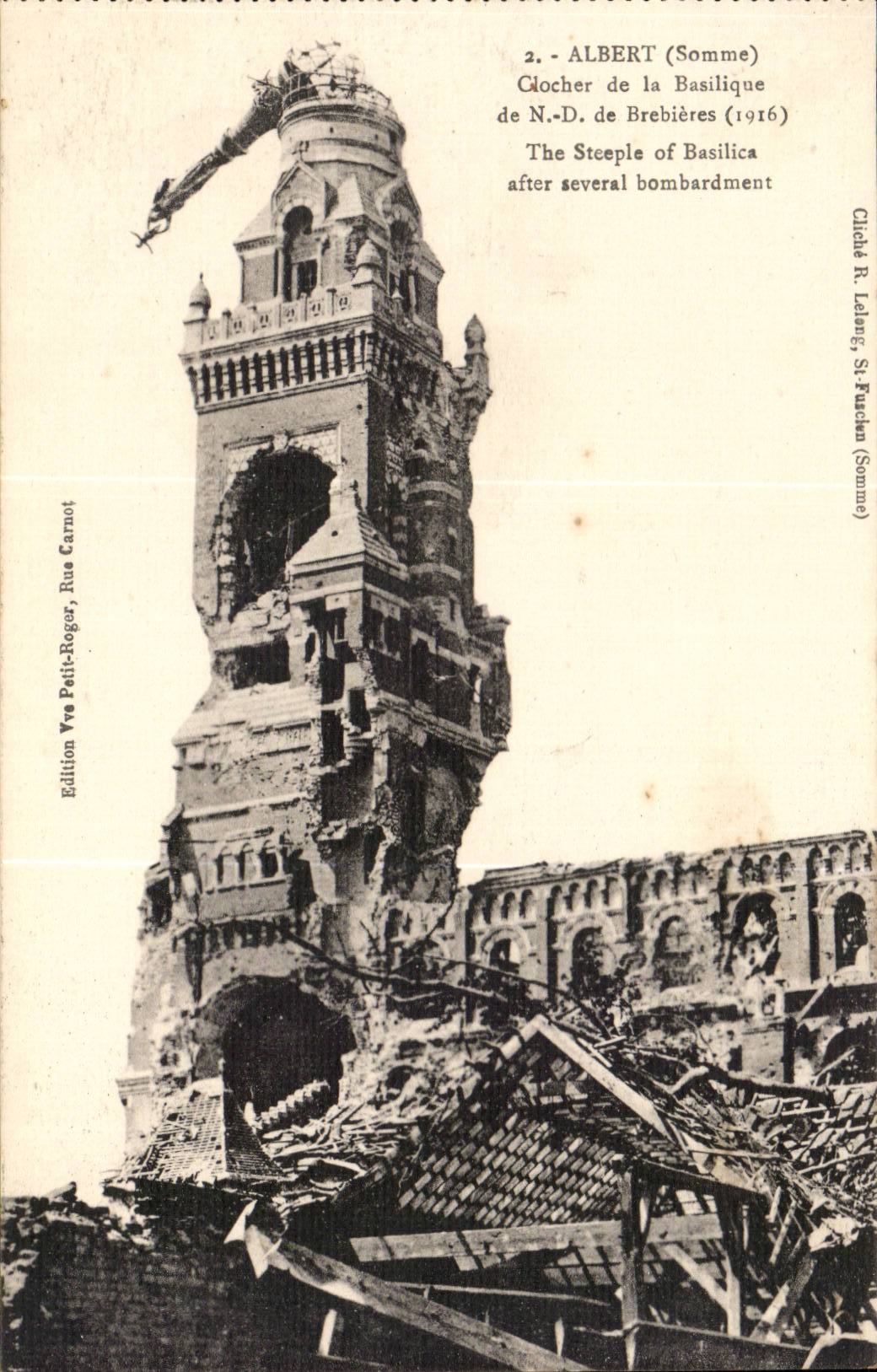 Albert - Cocher de la Basilique de Notre Dame de Brebieres - CPA 