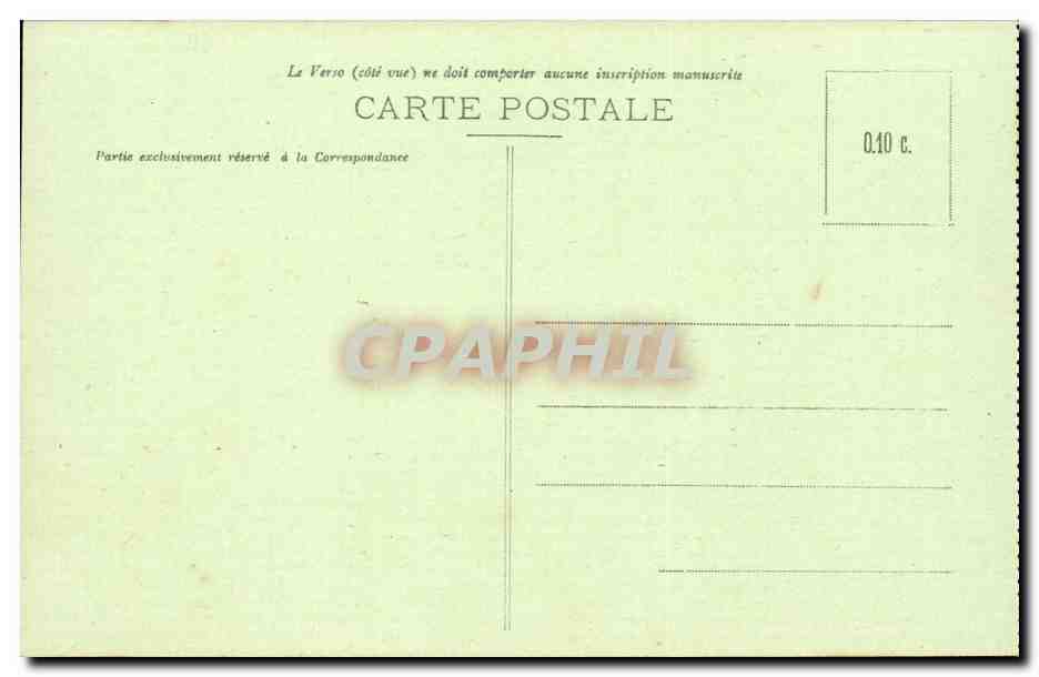 Albert - La Gare - The ruins of the station - CPA  — Back