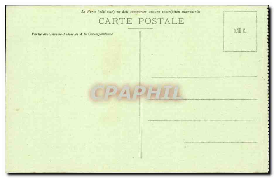 Albert - La Place d'armes apres la bombardement 1916 - CPA  — Rückseite