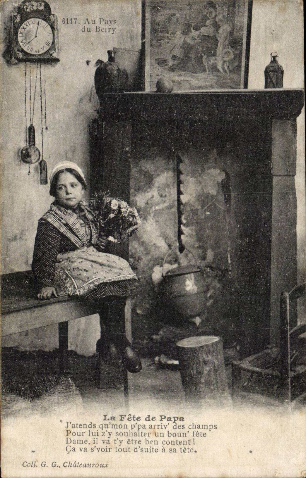 Fête de Papa — Au Pays du Berry — Coll. G. G., Châteauroux