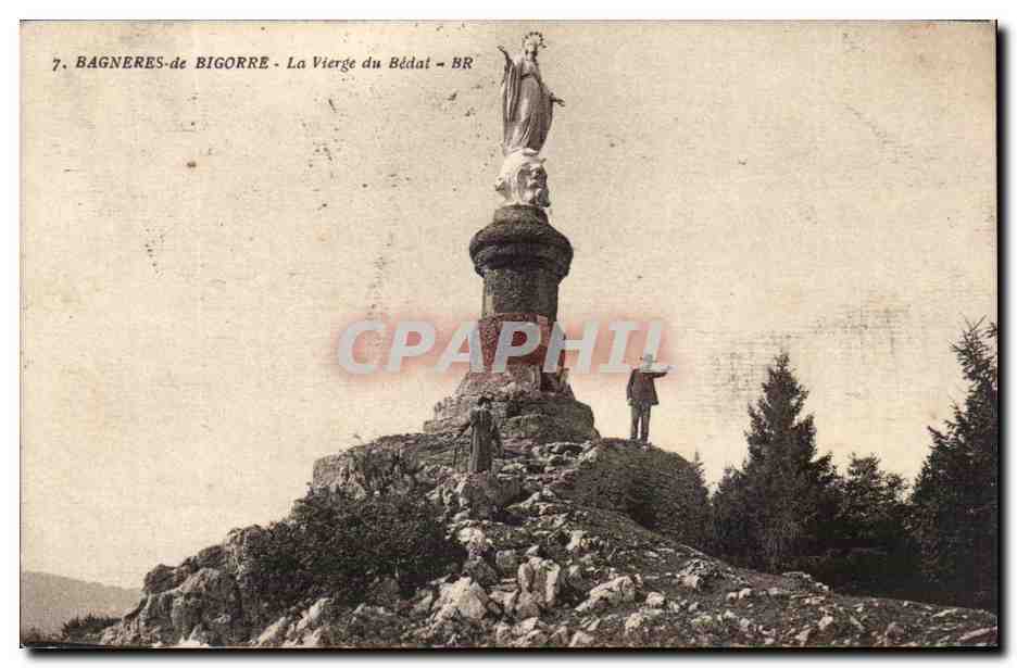 Bagneres de Bigorre - La Vierge du Bedat CPA 