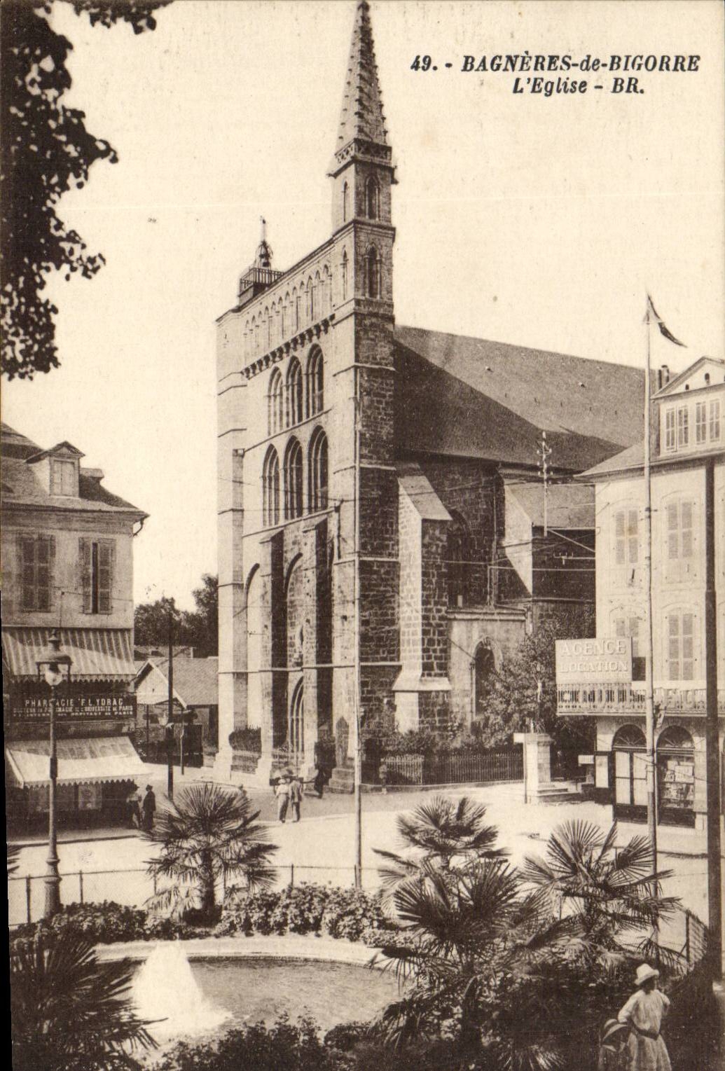 Bagnères-de-Bigorre — L'Église — Bloc Frères, éditeurs Bordeaux, n°49