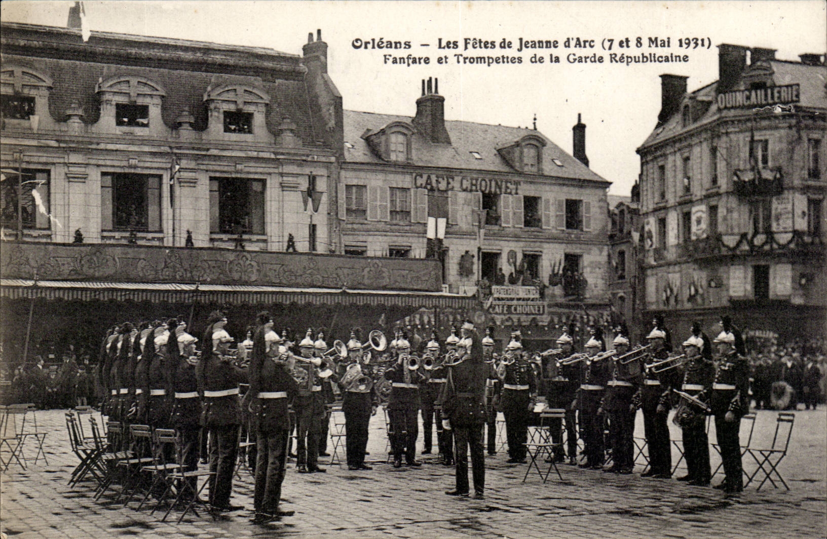 Orléans — Les Fêtes de Jeanne d'Arc (7 et 8 Mai 1931) — Fanfare et Trompette de la Garde Républicaine