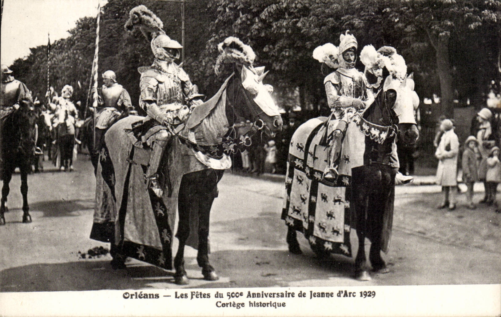 Orleans - Les Fetes de Jeanne d'Arc - 500 Anniversaire 1929 Cortege Historique CPA 