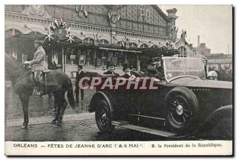 Orleans - Les Fetes de Jeanne d'Arc - Monsieur le President de la Republique CPA 