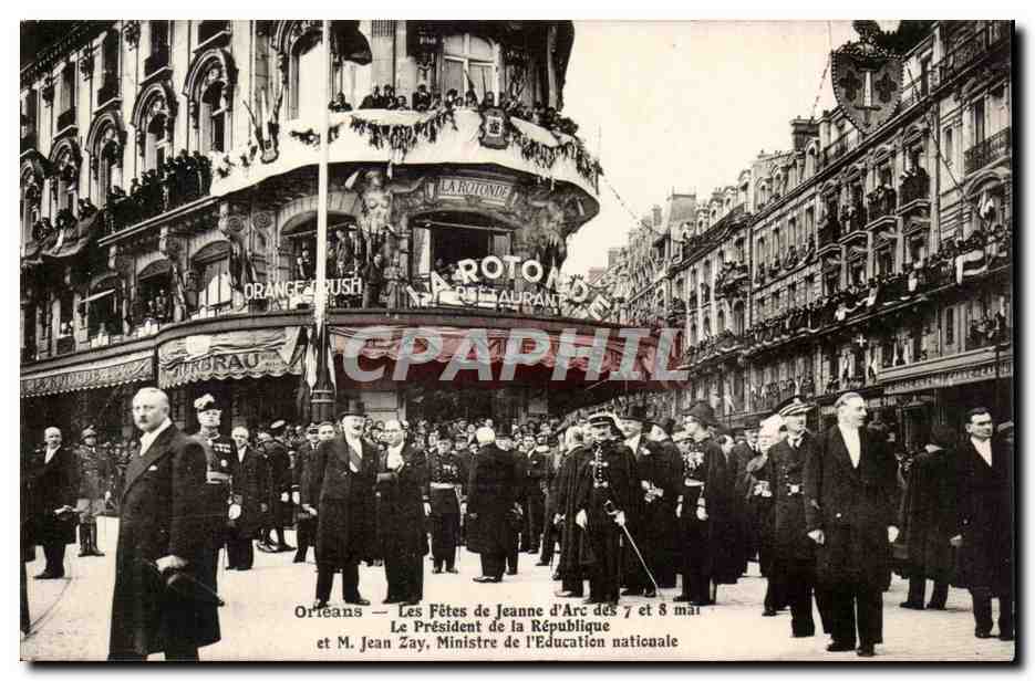 Orleans - Les Fetes de Jeanne d'Arc - Le President de la Republique CPA 
