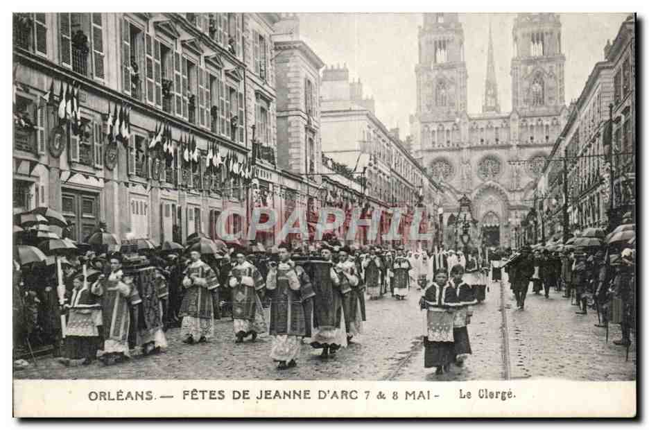 Orleans - Les Fetes de Jeanne d'Arc - Le Clerge CPA 