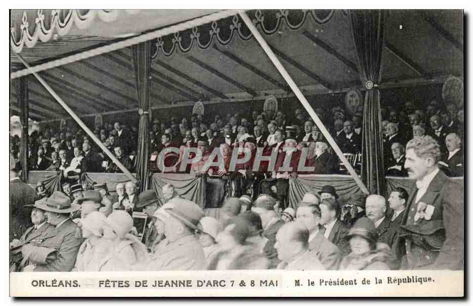 Orleans - Les Fetes de Jeanne d'Arc - Le President de la Republique CPA 