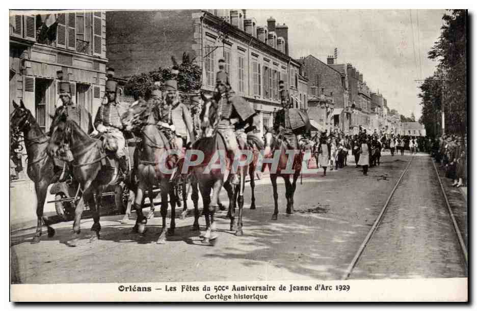 Orléans — Les Fêtes du 500e Anniversaire de Jeanne d'Arc 1929 — Cortège historique