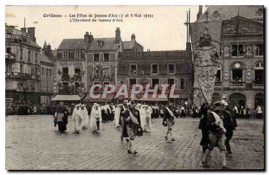 Orleans - Les Fetes de Jeanne d'Arc L'Etendard de Jeanne D'Arc - 1931 CPA 