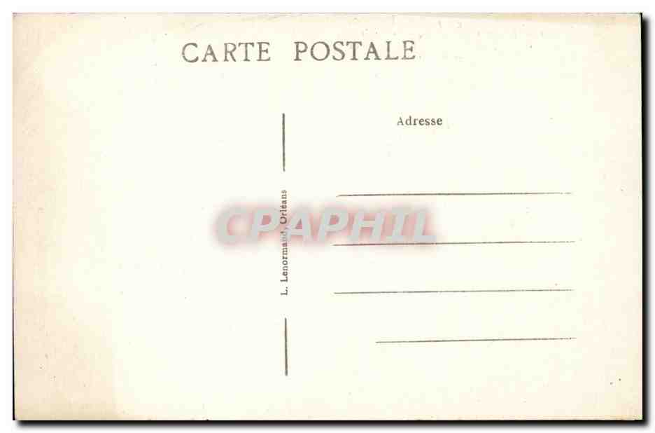 Orleans - Les Fetes de Jeanne d'Arc - 1931 Auto Mitralilleuse CPA Tank — Back