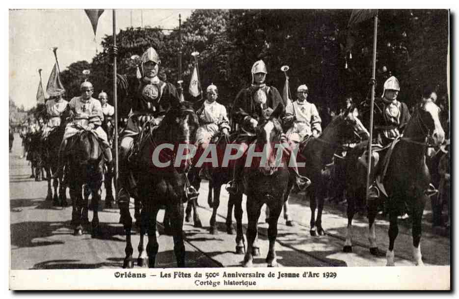 Orléans — Les Fêtes du 500e Anniversaire de Jeanne d'Arc 1929 — Cortège historique