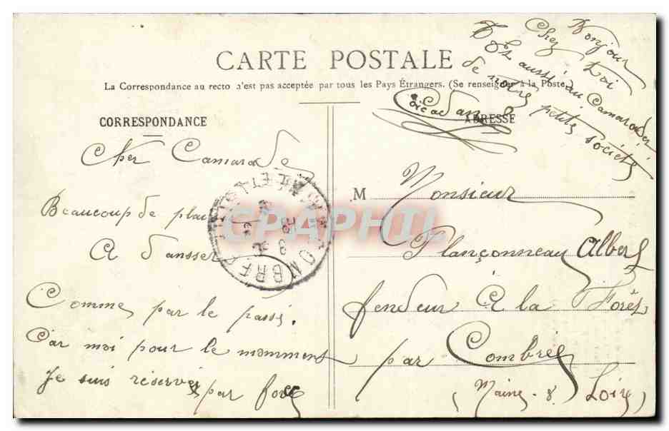 Folklore - Costumes - Au Doux Pays de Bretagne - Femme - Coiffe - CPA  — Verso