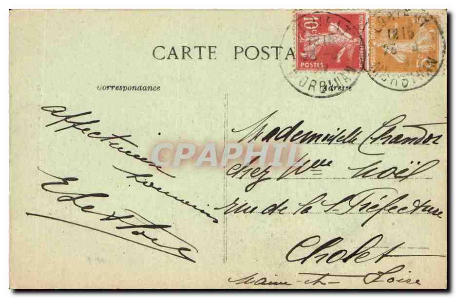 Fantaisie - Enfant - Folklore - Costume - Breton Toujour - Garcon CPA  — Rückseite