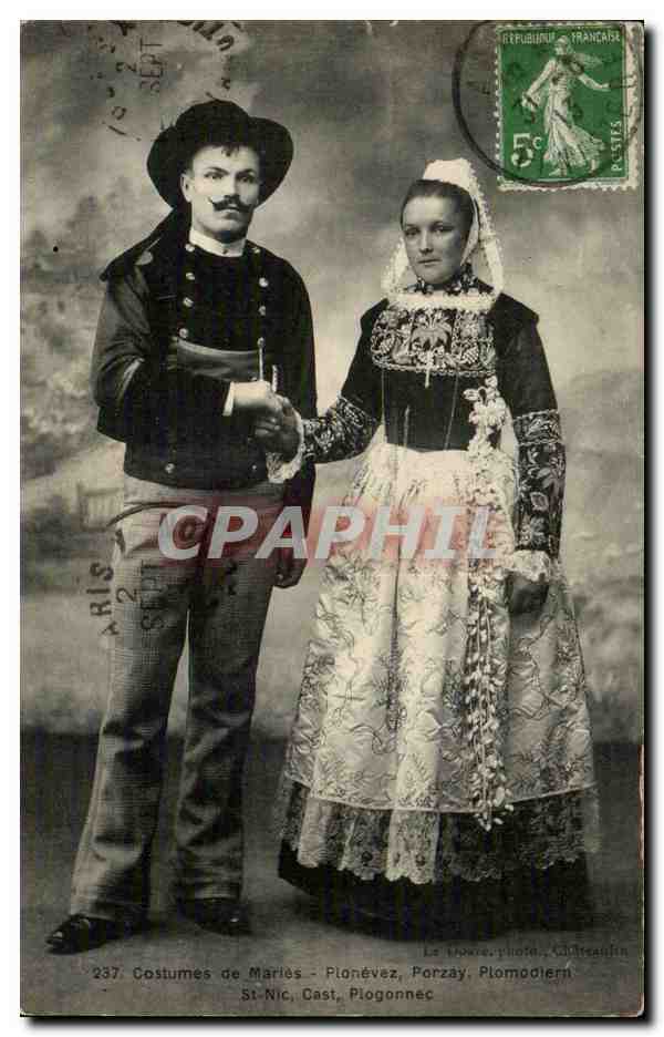 Hochzeitskleider - Plonévez, Porzay, Plomodiern - St-Nic, Cast, Plogonnec — Le Floc'h, Fotograf, Castelnaudary