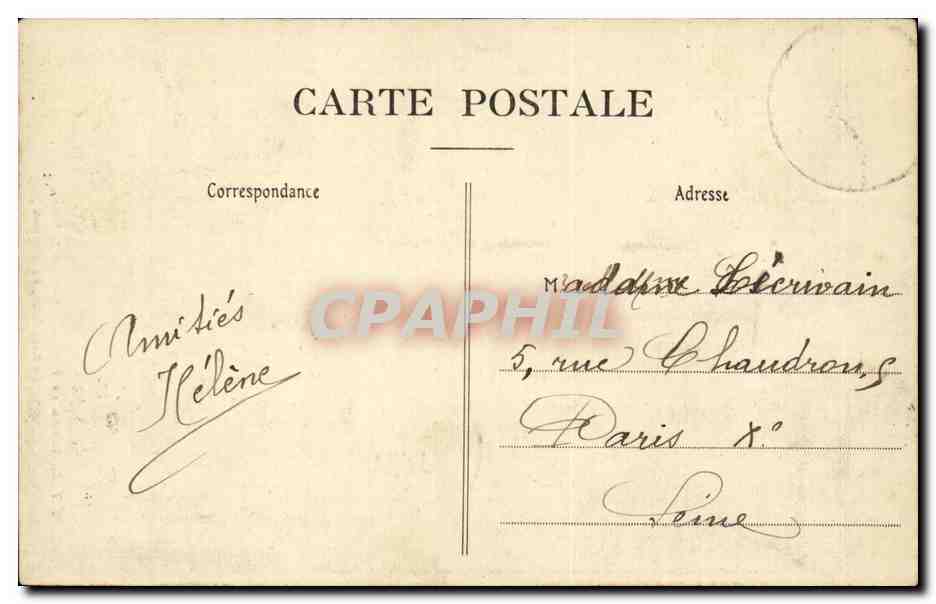 Hochzeitskleider - Plonévez, Porzay, Plomodiern - St-Nic, Cast, Plogonnec — Le Floc'h, Fotograf, Castelnaudary — Rückseite