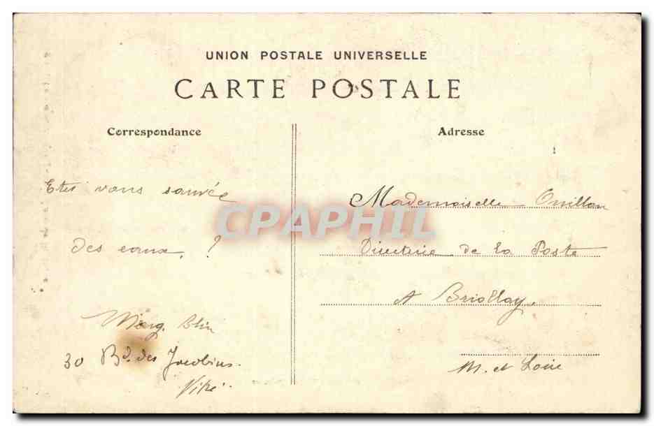 Le Costume qui portait Anne de Bretagne Folklore - Costume - CPA  — Verso