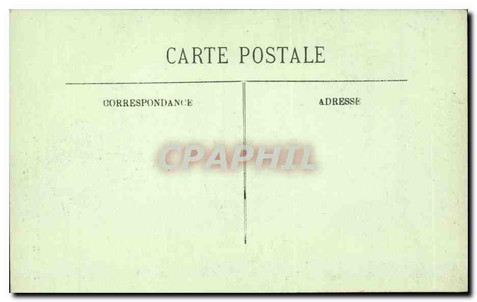 Fokore - Costumes - Types Bretons - Moeurs Coiffure de Bourg de Batz CPA  — Verso