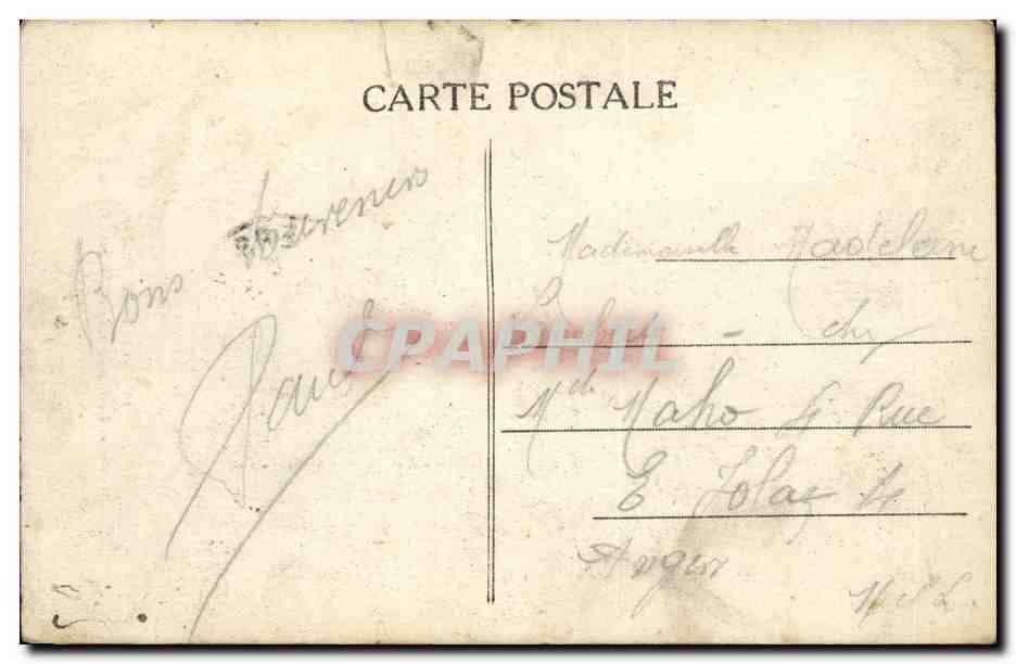 Pont Aven - Travers la Bretagne - Costume - Coiffure - Femme - CPA  — Rückseite