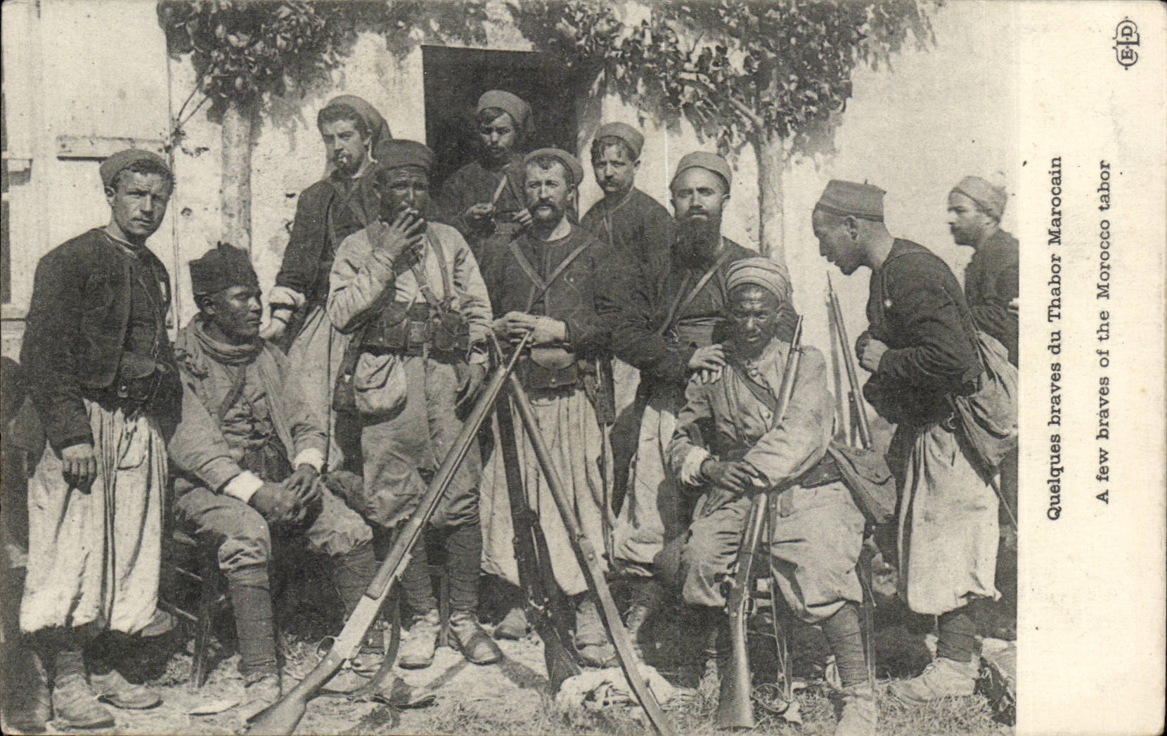Afrique - Africa - Maroc - Quelques braves du Thabor Marocain - CPA 
