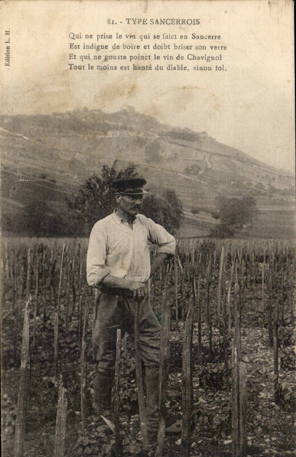 Folklore - Costume - Type Sancerrois - Homme - CPA 