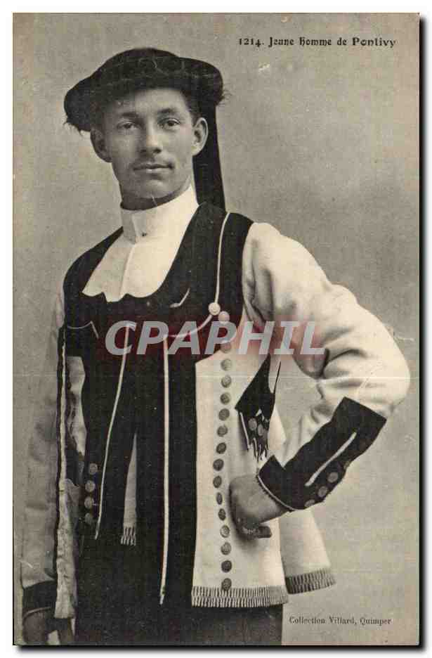 Folklore - Costume - Jeune Homme de Pontivy - CPA 