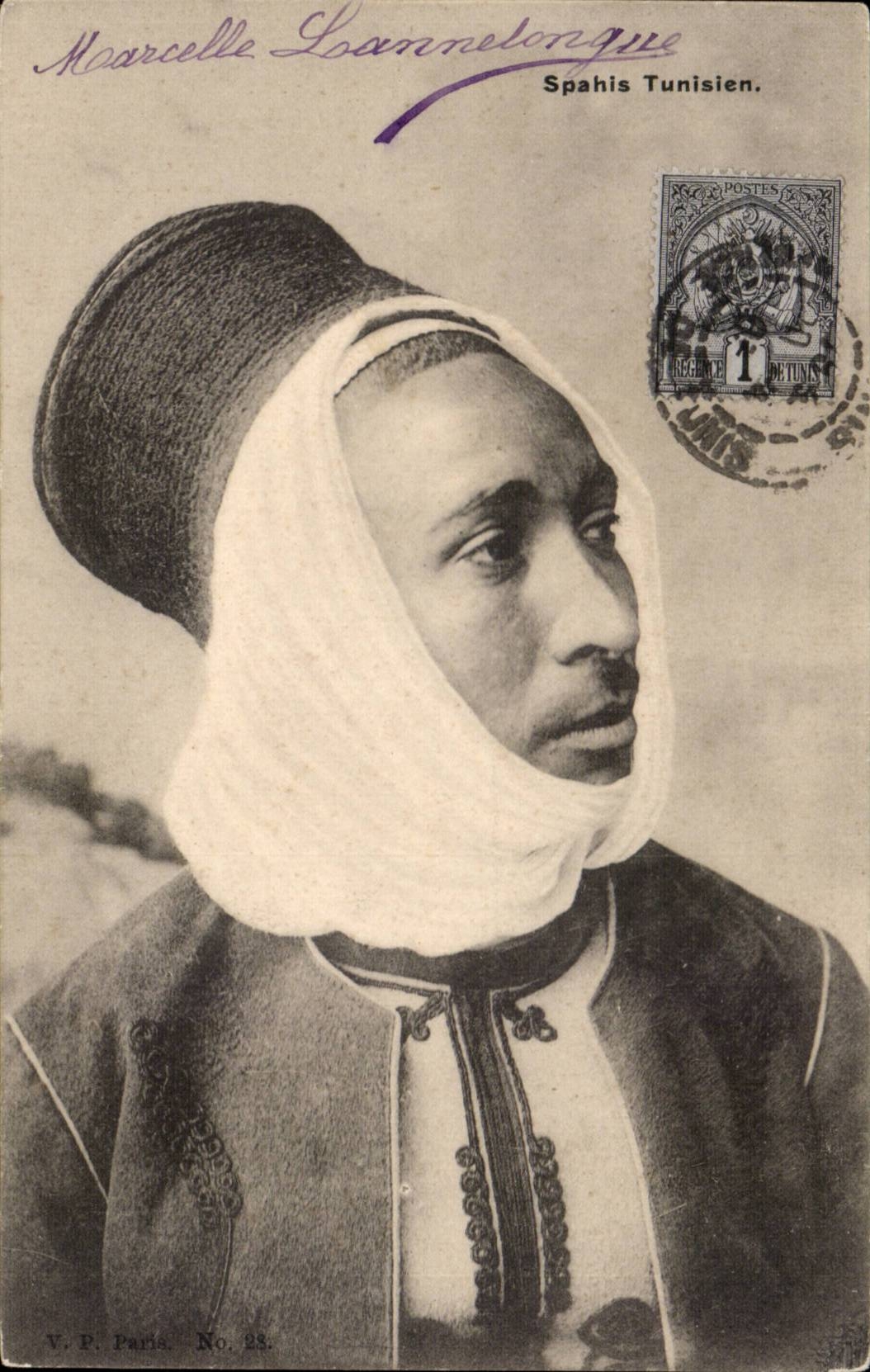 Afrique - Africa - Tunisie - Tunisia - Spahis - Femme CPA 