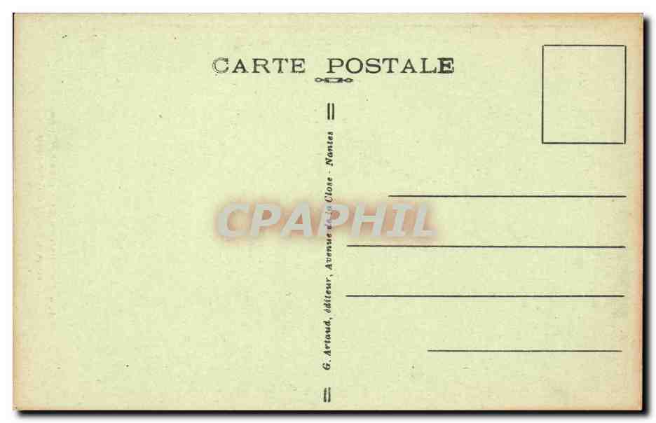 Folklore - Costume - Autour les Lits Clos - Je vide mon pichet a votre sante CPA  — Verso