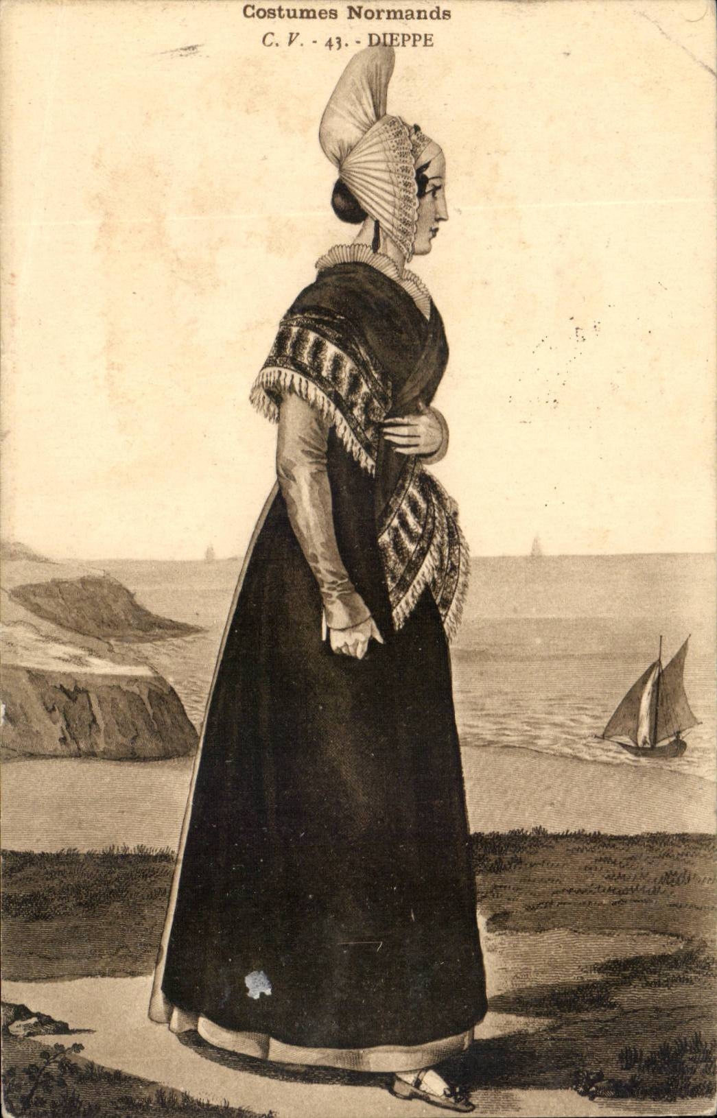 Dieppe - Costumes Normands CPA 