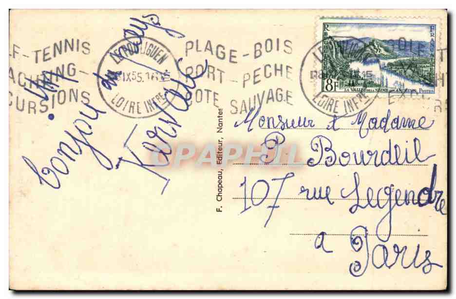 Folklore - Costumes - Bretagne - Jeune Breton du Finistere - CPA  — Rückseite