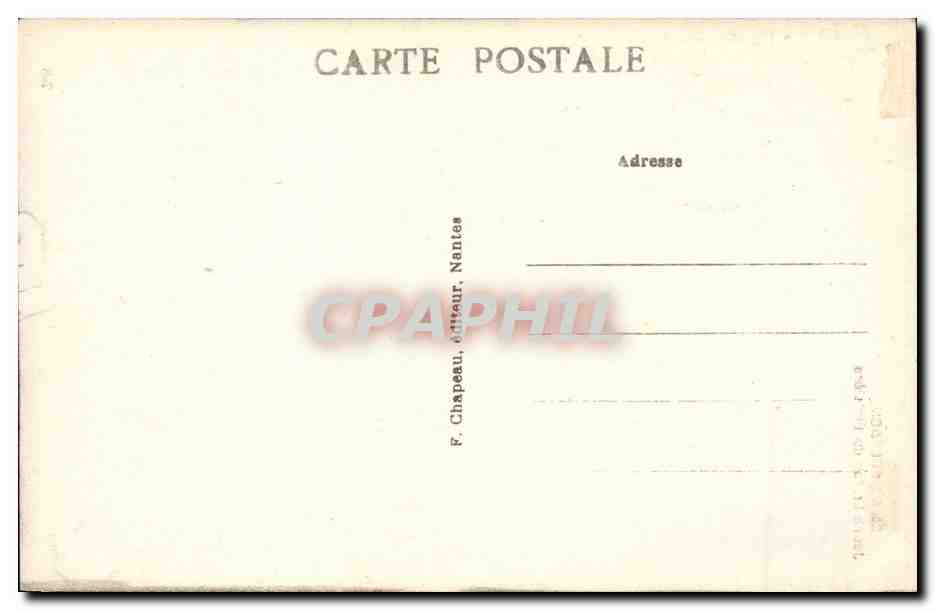 Folklore - Costumes - Bretagne - Jeune Breton du Finistere - CPA  — Rückseite