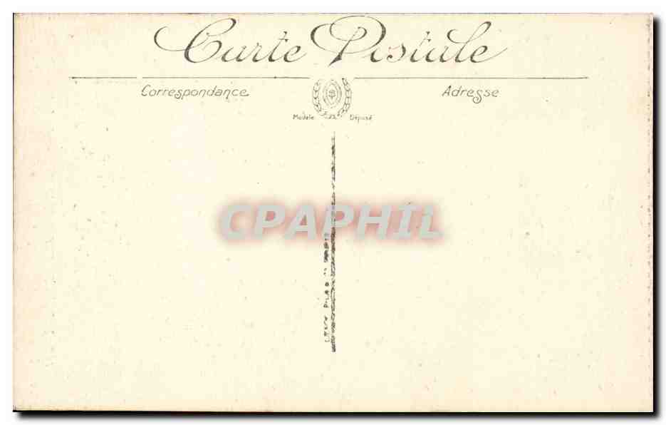 Folklore - Costumes - Moeurs et Types Bretons - La Lettre du Promis - Paysanne et Artisanne - CPA  — Verso