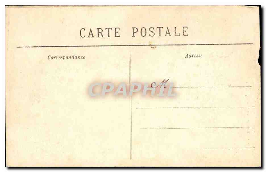 CPA Jeune Fille de Pont Aven (folklore costume) — Verso