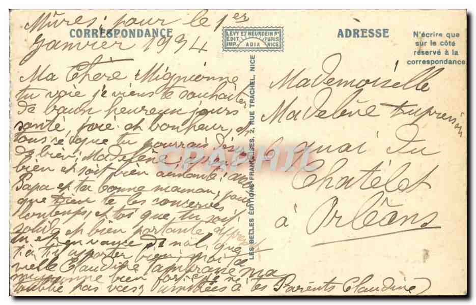 CPA Savoie pittoresque Bessans (ane donkey mule) — Rückseite