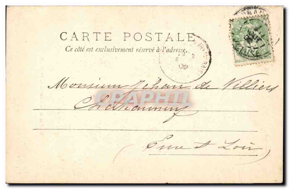 CPA Coiffe et costume de la Provence (folklore) — Verso