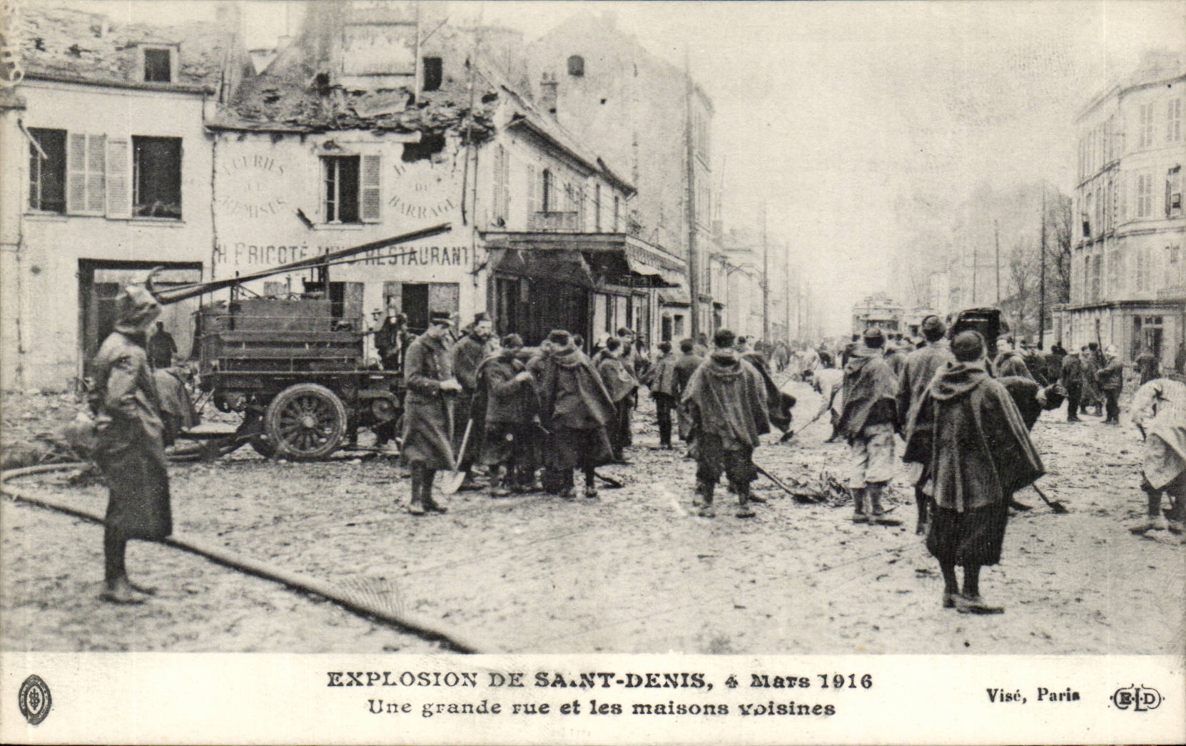 Explosion de Saint-Denis — 4 Mars 1916 — Visé, Paria