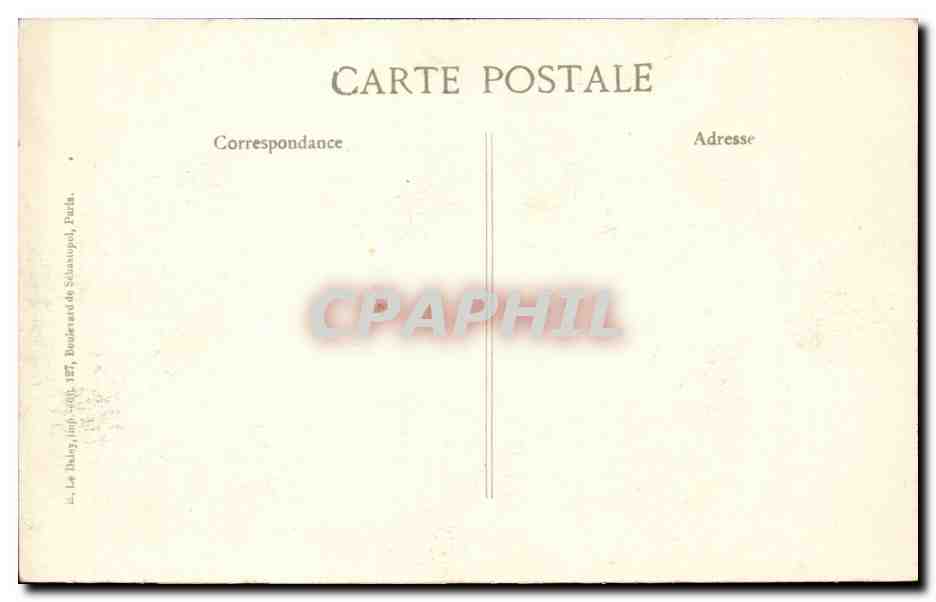 Explosion de Saint-Denis — 4 Mars 1916 — Visé, Paria — Verso