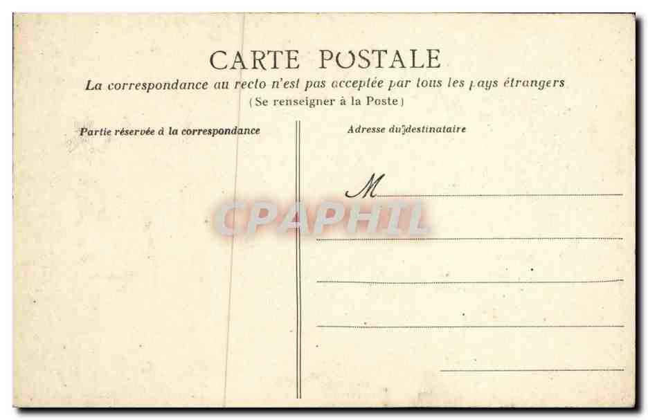 CPA L'amour en Bretagne En reconnaissance (folklore costume) — Verso
