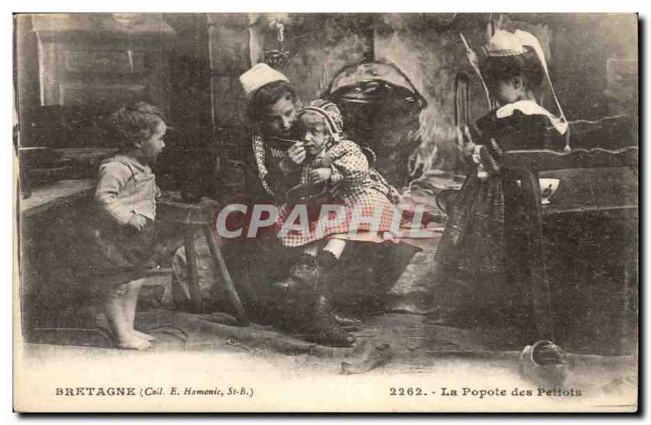 Folklore - Costumes - La Popote des Petiots - enfant - bebe - CPA 