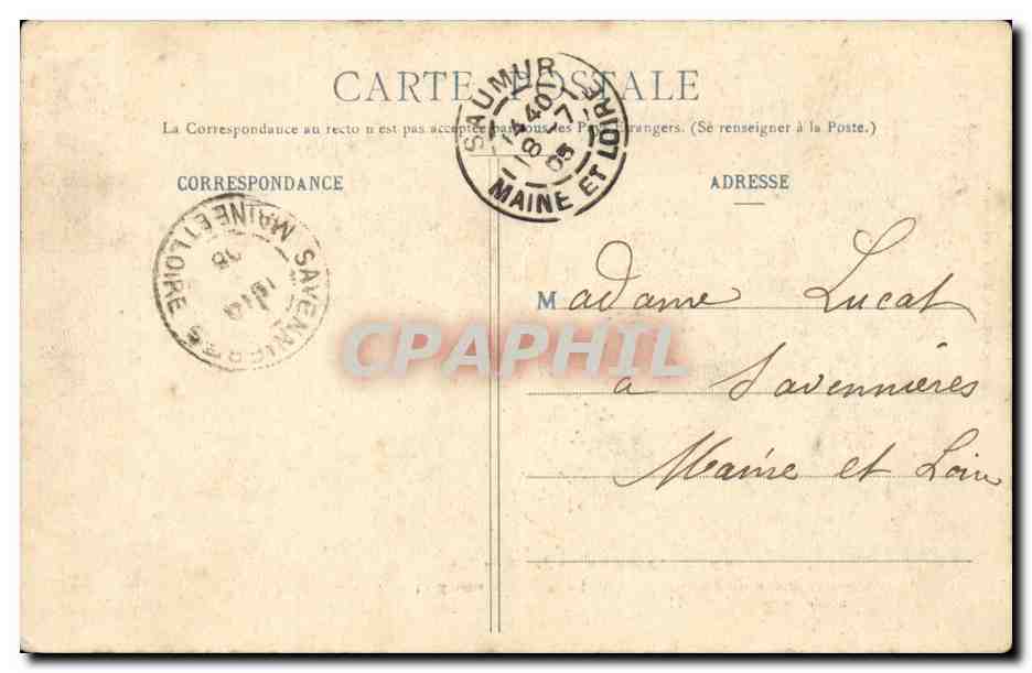 Humour - Couple - L'Amour en Poitou Fais don pas des manieres Lisette t'en grille d'envie - CPA  — Verso