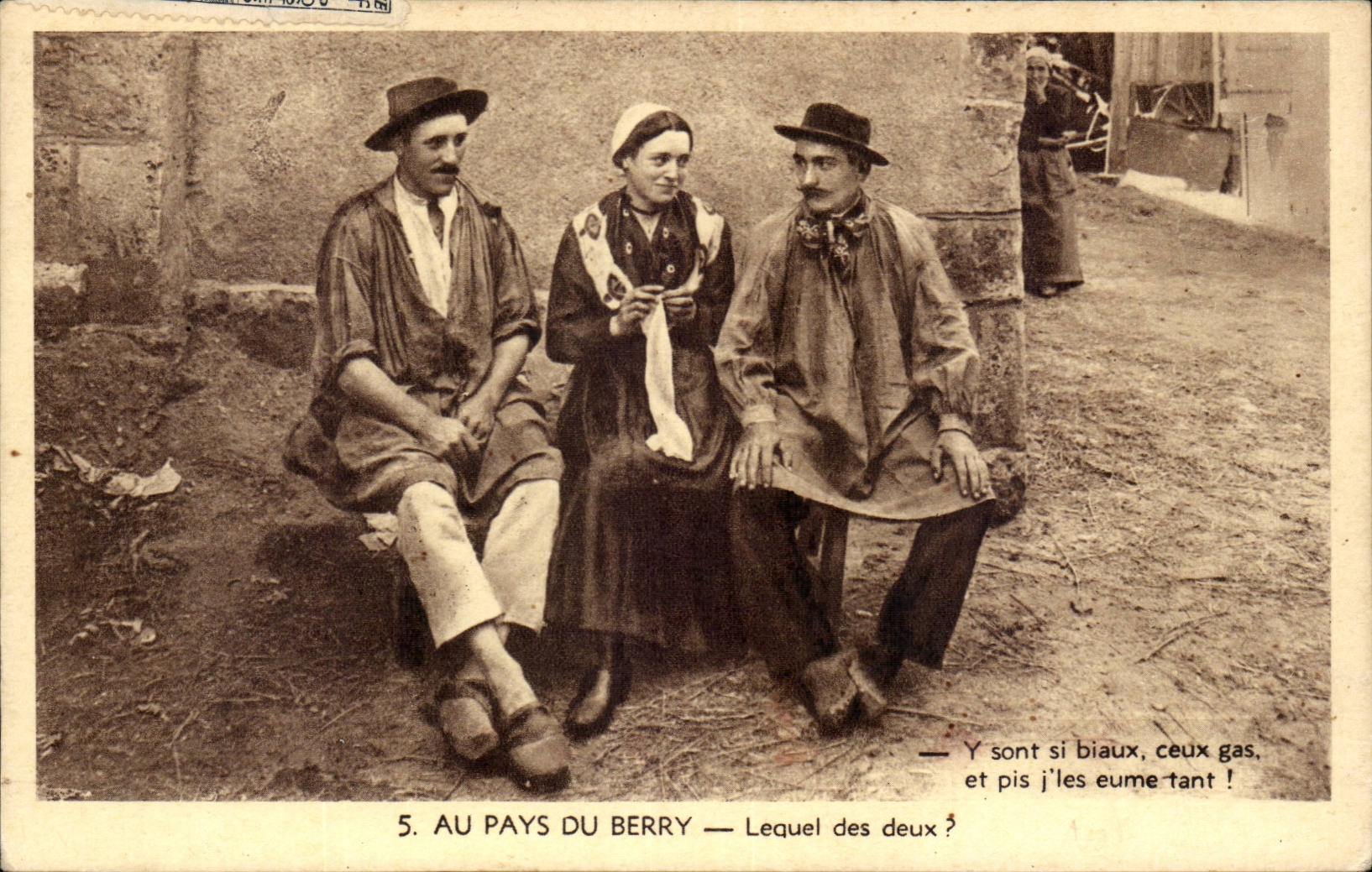 AU PAYS DU BERRY — Lequel des deux ? — Édition Robinet-Guillemont